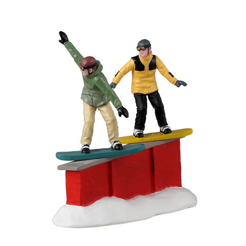 Glissières de planche à neige - Village Lemax