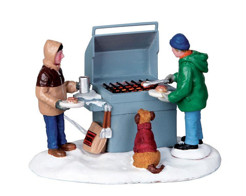 Grillade et détente, b/o (4.5v) - Village Lemax