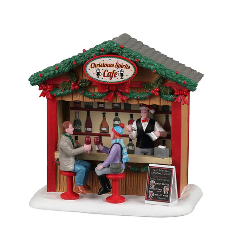 Café des spiritueux de Noël - Village Lemax