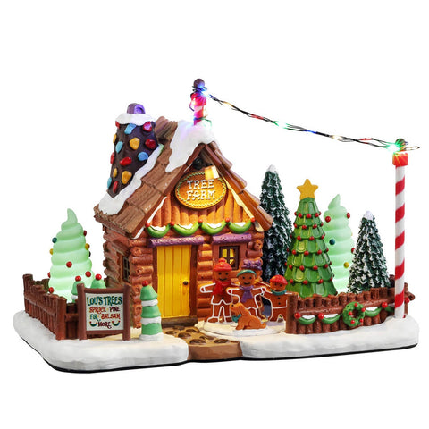 La ferme des arbres de lou, b/o (4.5v) - Village Lemax