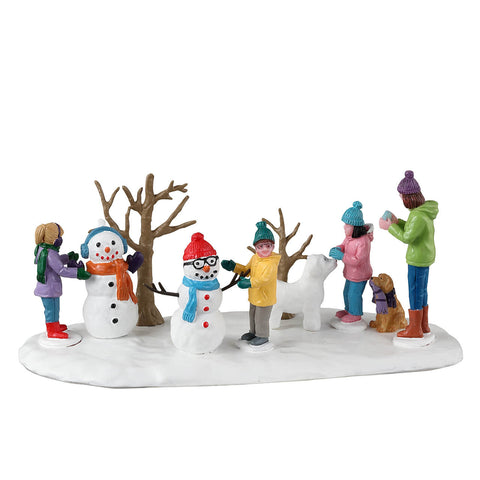 Amis des bonhommes de neige - Village Lemax