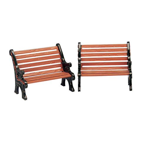 Banc de parc, lot de 2 - Village Lemax