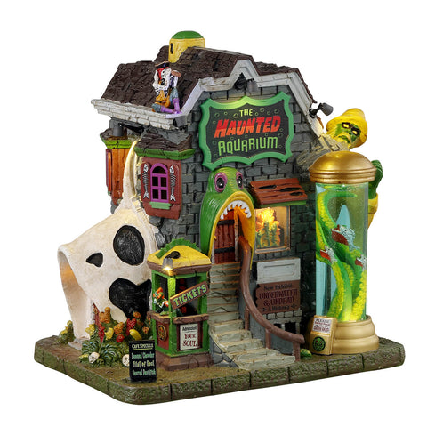 Aquarium hanté, b/o (4.5v) - Village Lemax