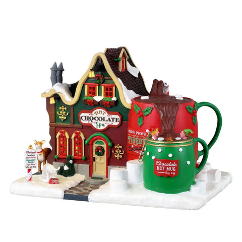 Spa chocolat chaud, b/o (4.5v) - Village Lemax