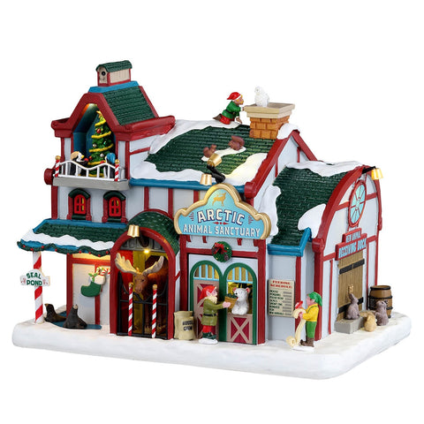 Sanctuaire animaux de arctique, b/o (4.5v) - Village Lemax