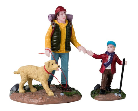 Compagnons de randonnée, ensemble de 2 - Village Lemax