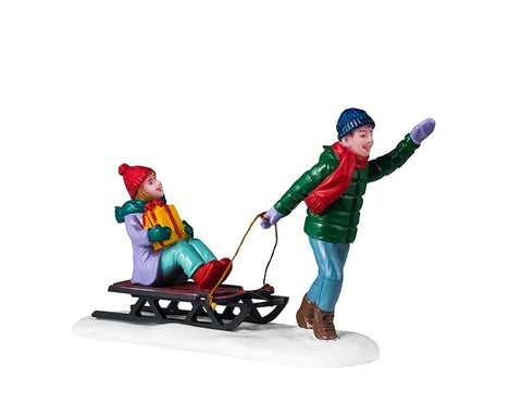 Visite de la veille de noël - Village Lemax