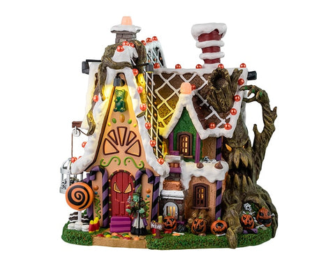 Le cottage de la sorcière aux bonbons, b/o (4.5v) - Village Lemax