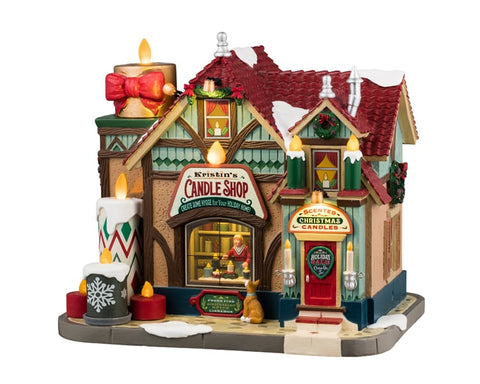 La boutique de bougies de Kristin, b/o (4.5v) - Village Lemax