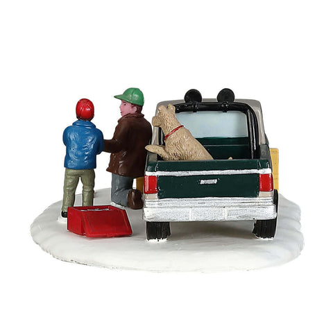 Installation du chasse-neige - Village Lemax