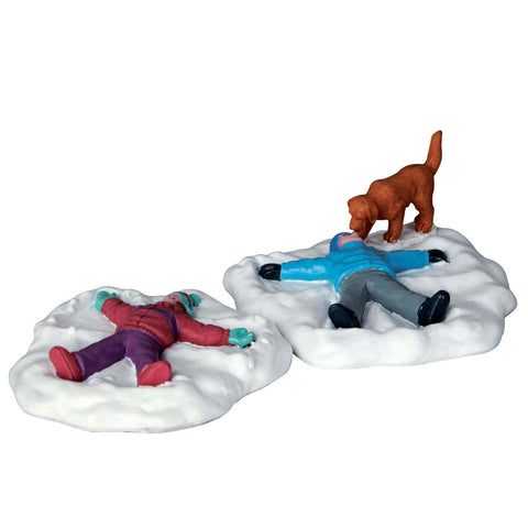 Anges de neige, lot de 2 - Village Lemax