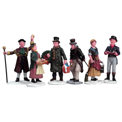 Figurines de villageois, ensemble/6 - Village Lemax
